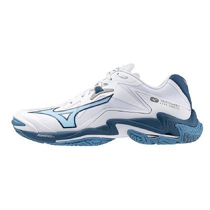 Кроссовки волейбольные WAVE LIGHTNING Z8(U) White/BellwetherBlue/BelAirBlu